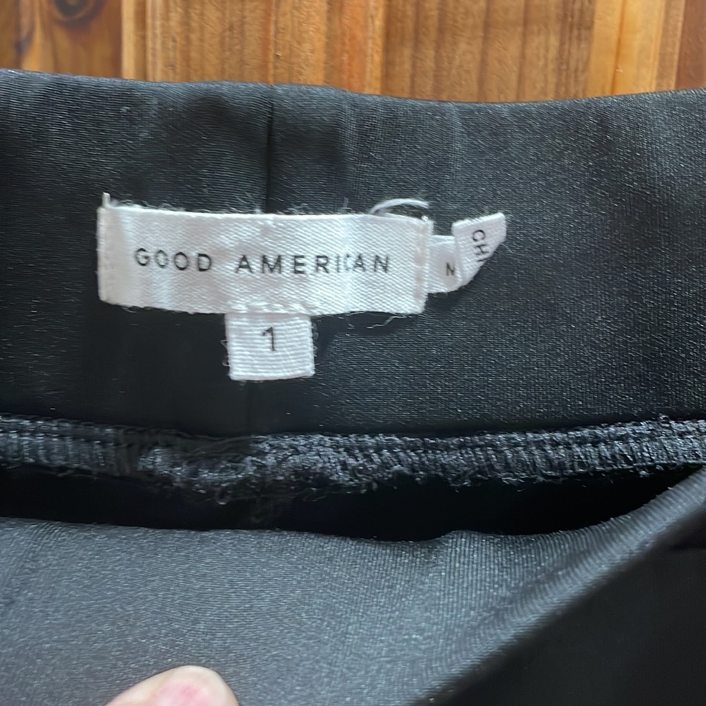 Good American Black Pant Sz 1 - Picture 2 of 6